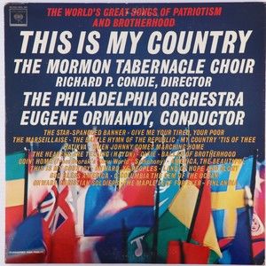 This Is My Country, Mormon Tabernacle Choir/Philadelphia Orchestra 2x LP Record